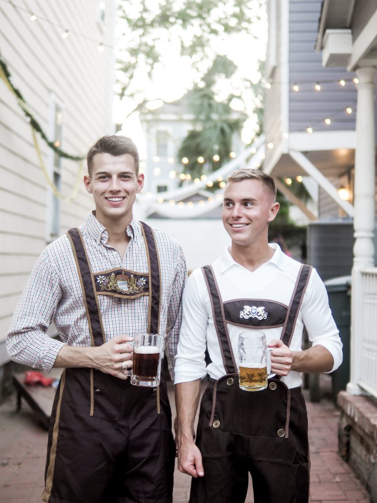 Oktoberfest themed party Dannon Collard Almost Happening Charleston blog