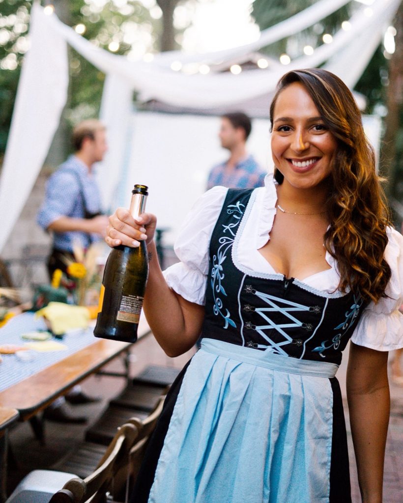 Oktoberfest themed party Dannon Collard Almost Happening Charleston blog