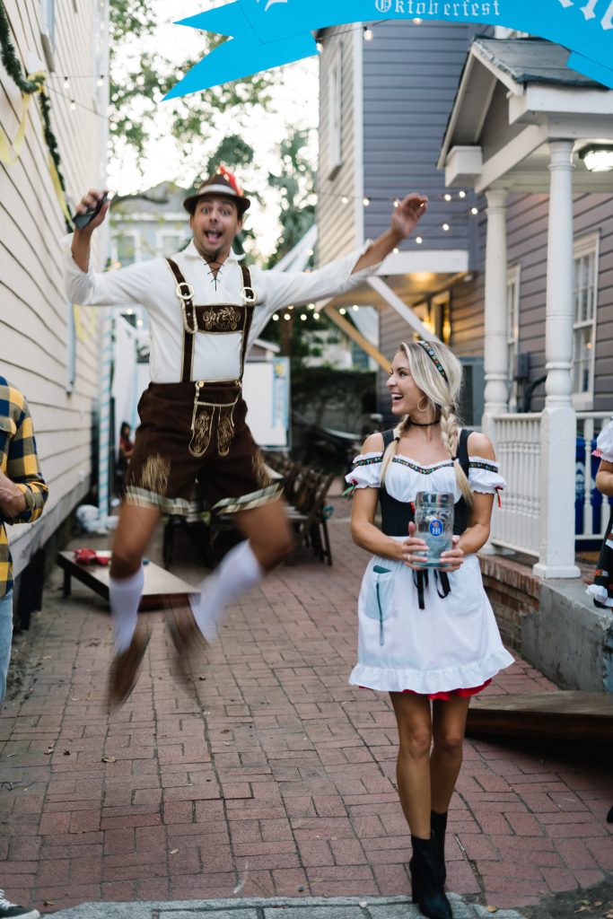 Oktoberfest themed party Dannon Collard Almost Happening Charleston blog