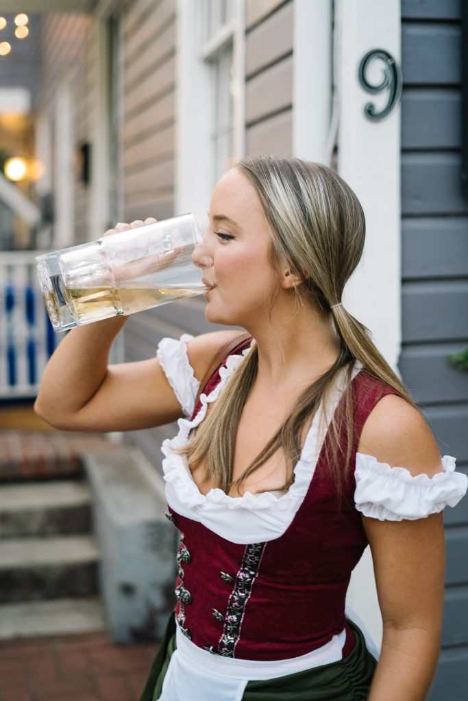 Oktoberfest themed party Dannon Collard Almost Happening Charleston blog